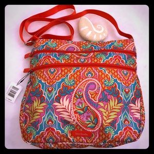 Vera Bradley Triple Zip Hipster $40
